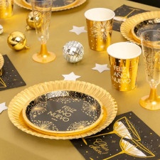 Tischdekoration für Silvester