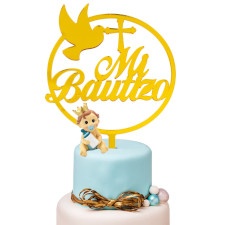 Toppers und Figuren für Taufkuchen