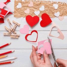Valentinstag-Bastelideen