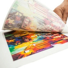 Sublimiertes Papier
