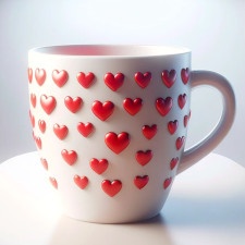 Valentinstag-Tassen