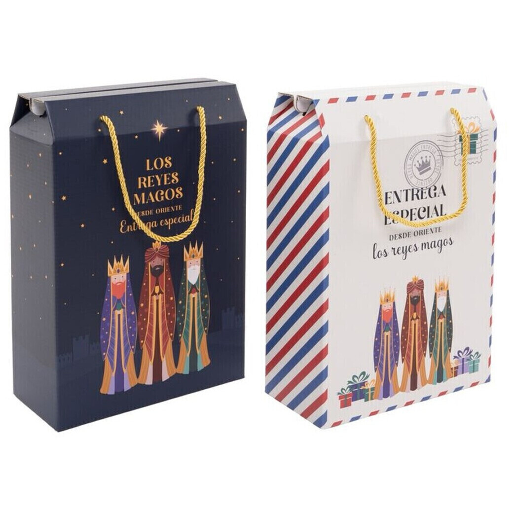 Geschenkbox der Heiligen Drei Könige mit Griffen, 35 x 24 x 11 cm - 1 Stück