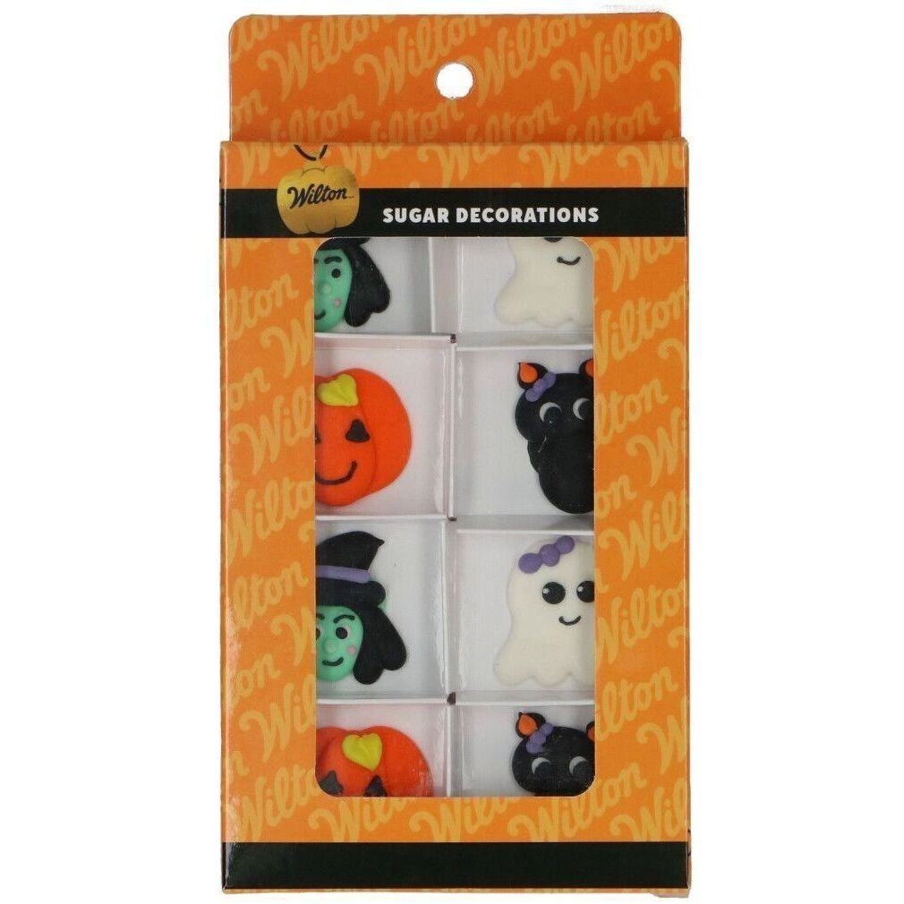 Halloween-Zuckerfiguren von Hexen und Katzen - Wilton - 8 Stück - 2