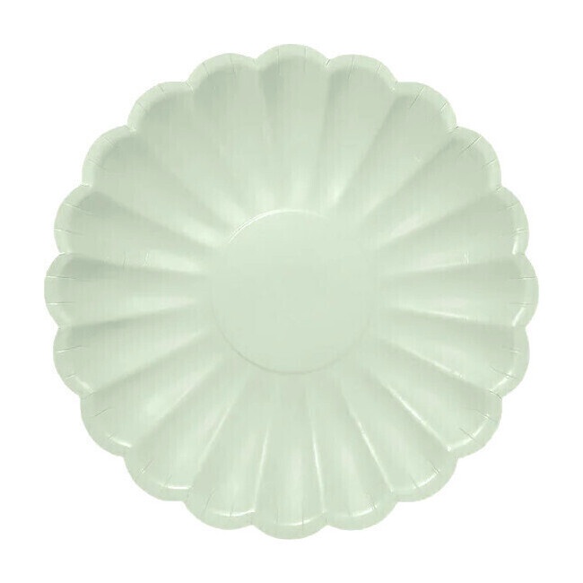 Meri 23 cm runde kompostierbare Teller - 8 Stück