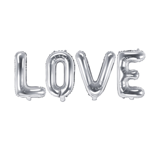 Ballon Buchstaben Love 35 x 140 cm - PartyDeco
