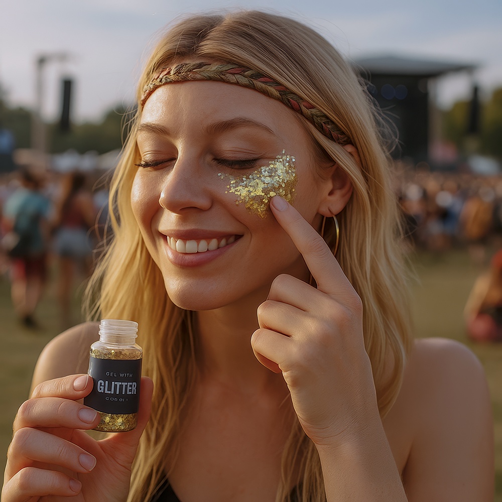 Gel mit Glitter 20 gr - 8