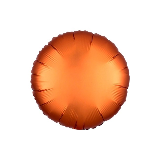 Runder Satinballon 43 cm - Anagramm - 1 Stück