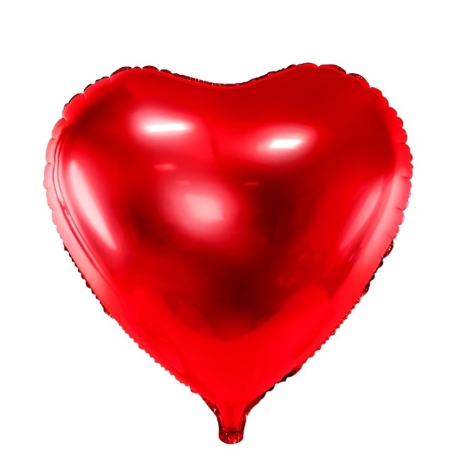 XL Herz Luftballon 61 cm - PartyDeco - 1 Stück