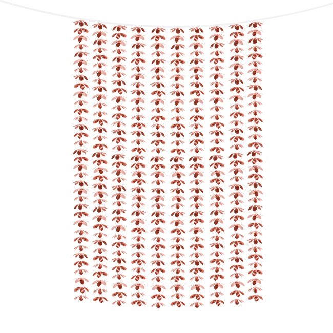 Metallischer Blumenvorhang - 1,00 x 2,10 m