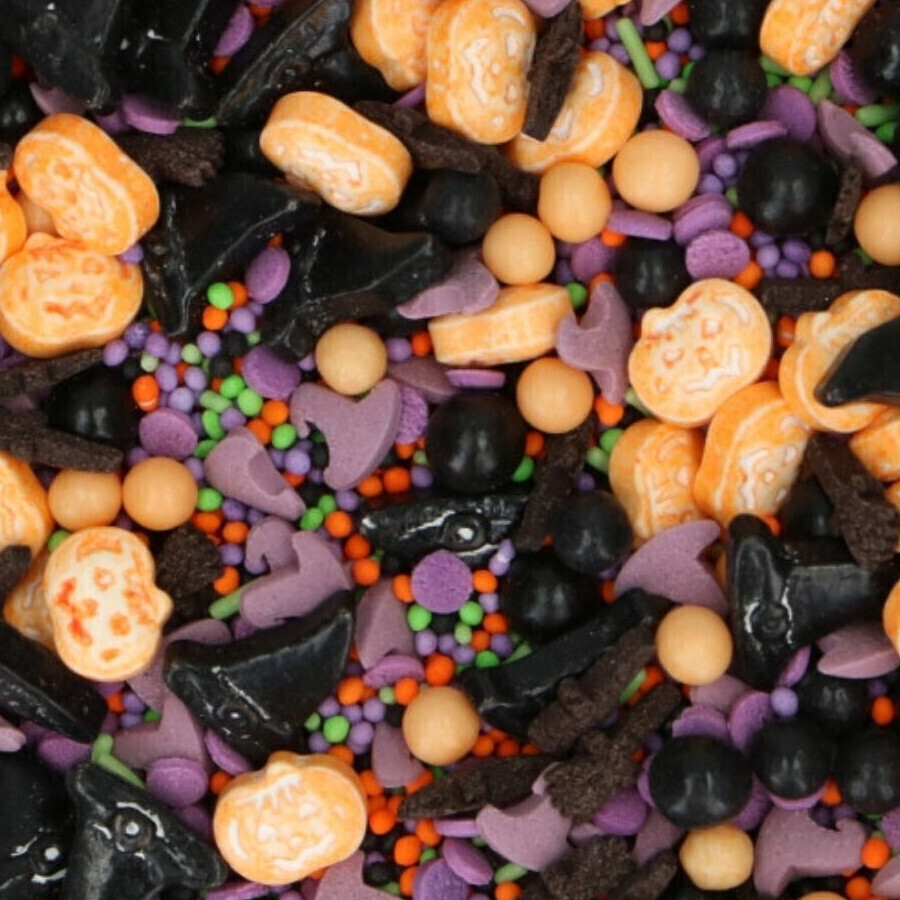 Halloween-Nacht Streusel 70 g - Funcakes