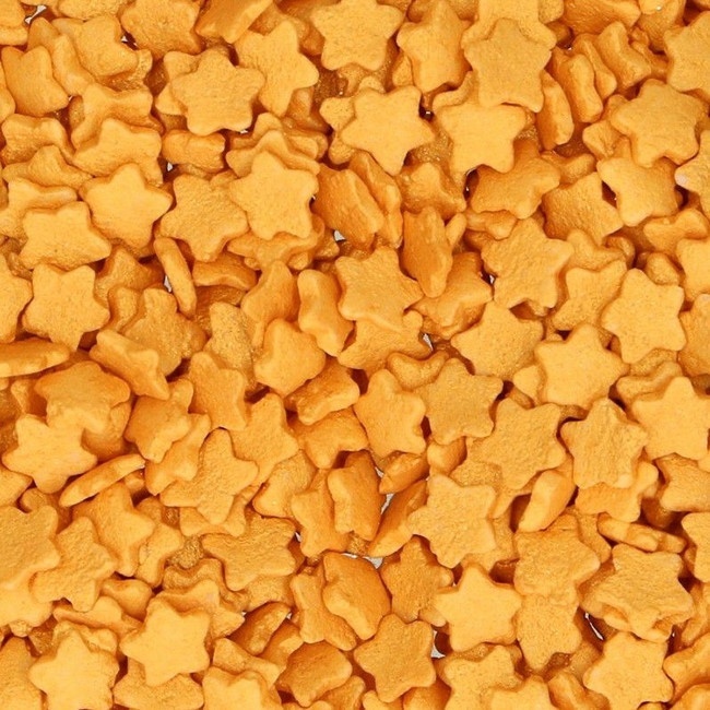 Metallisch gefärbte Sternstreusel von 60 gr - FunCakes