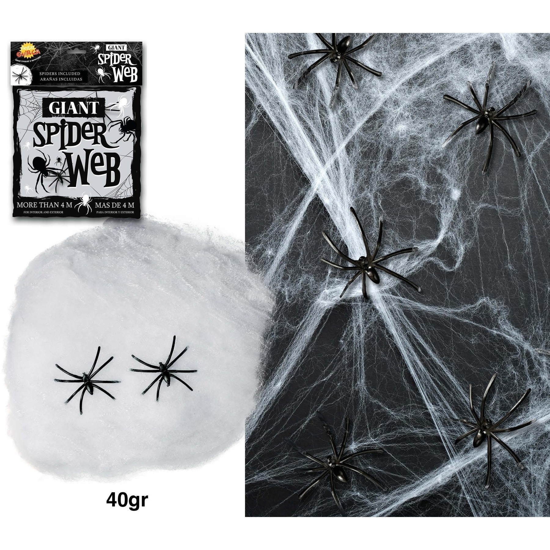 Weiße Spinnweben, 40 gr - 2