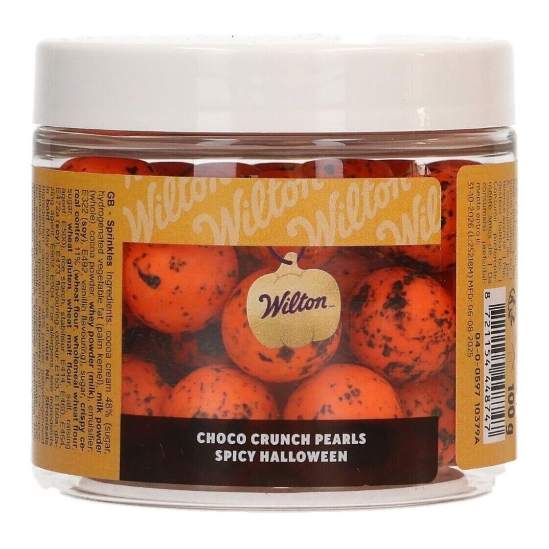Schokoladenkugeln in Kürbisform für Halloween, 100 g - Wilton - 2