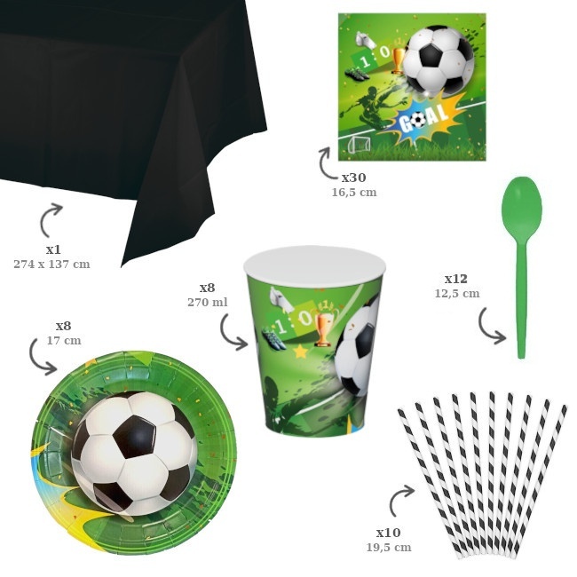 Fußballparty-Paket GOL - für 8 Personen - 2