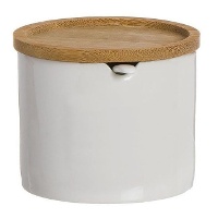 Zuckerdose mit Bambusdeckel
