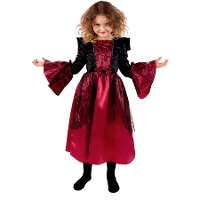 Dunkles Vampirkostüm für Mädchen