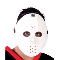 Weiße Attentäter-Maske
