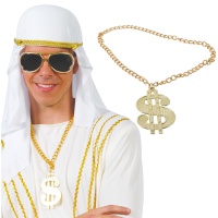 Halskette mit dem Dollarzeichen