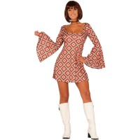 Retro 70er Jahre Kostüm für Frauen