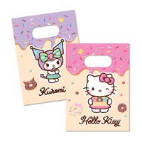 Hello Kitty- und Kuromi-Geschenktüten - 4 Stück