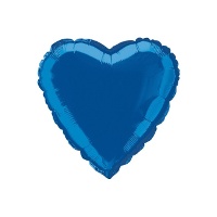 Bunte Herz-Ballon 45 cm - Qualatex - 1 Stk.