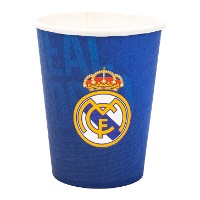 Real Madrid Blaue Becher - 8 Stück