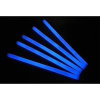 Blaue Leuchtstäbe 25 cm - 25 Stück