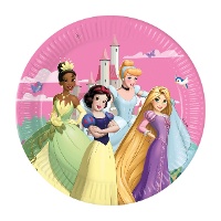 Disney-Prinzessinnen-Teller, 23 cm - 8 Stück
