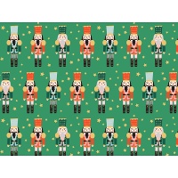 Nussknacker-Geschenkpapier 2,00 x 0,70 m