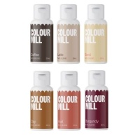 Ölbasierte Gel-Farbstoff von Outback mit 20 ml - Colour Mill - 6 Einheiten