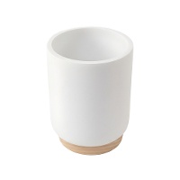 Zweifarbiger Zahnbürstenhalter aus Holz - 1 Stück