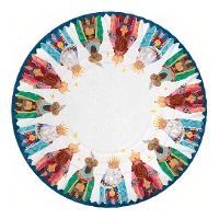 Bandeja de 30 cm de los Reyes Magos - 2 Einheiten