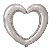 Herz Luftballon 80 x 70 cm - 1 Stück