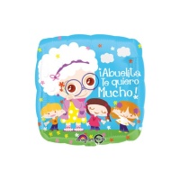 Oma ich liebe dich sehr Ballon - 43 cm