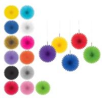 Fächeranhänger mit 15 cm Durchmesser - 5 Einheiten