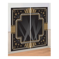 Dekoratives Hollywood-Party Wandbild - 82,5 x 165,1 cm