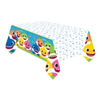 Baby Shark Papiertischdecke - 1,80 x 1,20 m