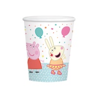 Peppa Pig Partybecher 250 ml - 8 Stück