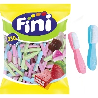 Farbige Zahnbürsten - Fini - 250 Stück.