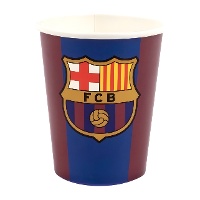 FC Barcelona Becher mit blaugrana Streifen - 8 Stück