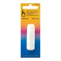 Schwarzer oder weißer elastischer Faden - Pony - 200 m