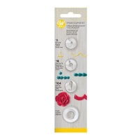 Set von Tüllen 3, 18, 104 und Adapter - 4 Stück