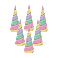 Einhornhornhut - 8 Stück