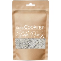 Sterne und silberne Kugeln Streuseln 55 gr - Scrapcooking