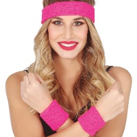 Set aus Handgelenkschonern und Stirnband
