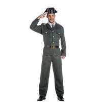 Herrenkostüm Guardia Civil mit Dreispitz