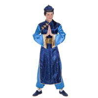 Orientalisches Blau-Kostüm für Herren