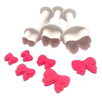 Mini-Bogenausstecher mit Auswerfer - Dekofee - 3 Stück.