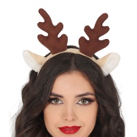 Rentierkopfband mit Ohren