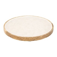 Runder Holzschlüsselablage, 22 cm - DCasa